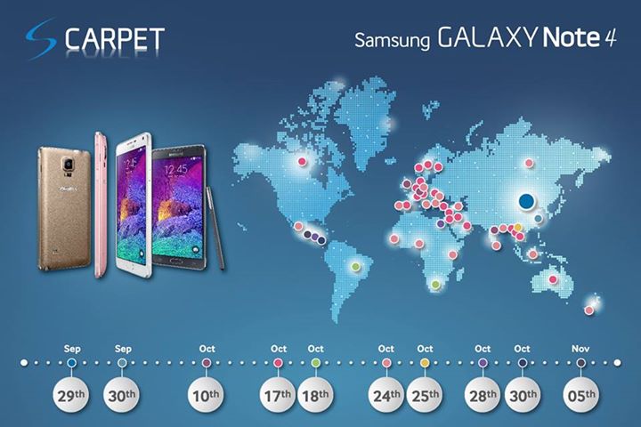 Samsung-Galaxy-Note-4-release-map