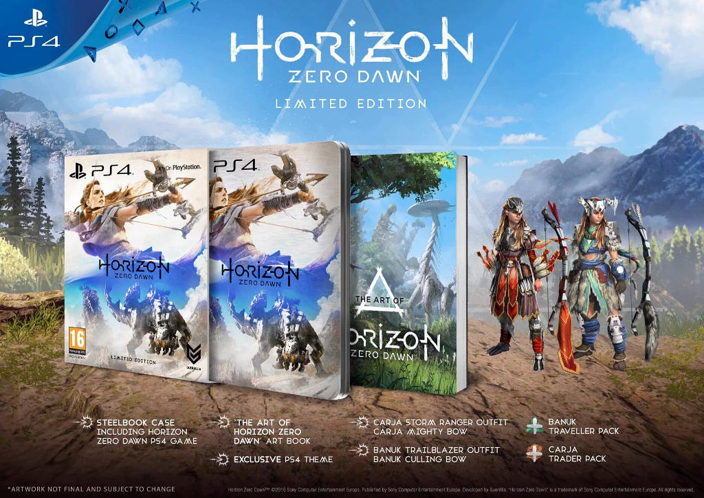 horizon zero dawn limited edition spread 1