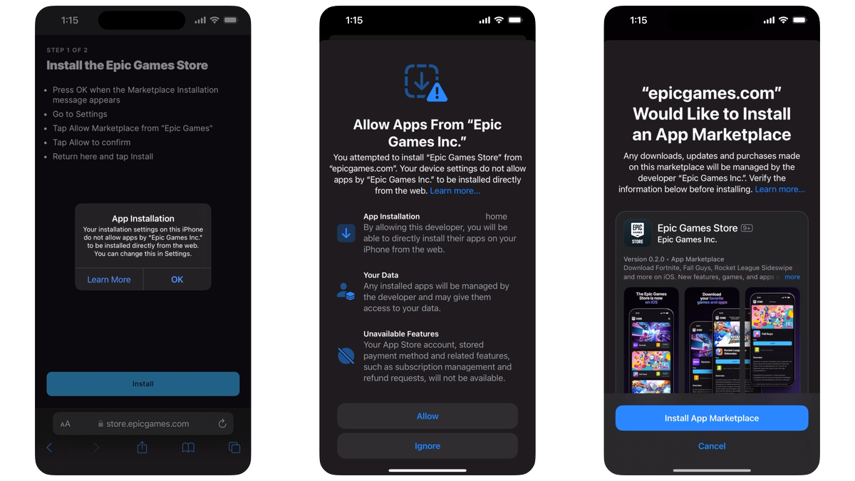 Fortnite return on iOS installation steps