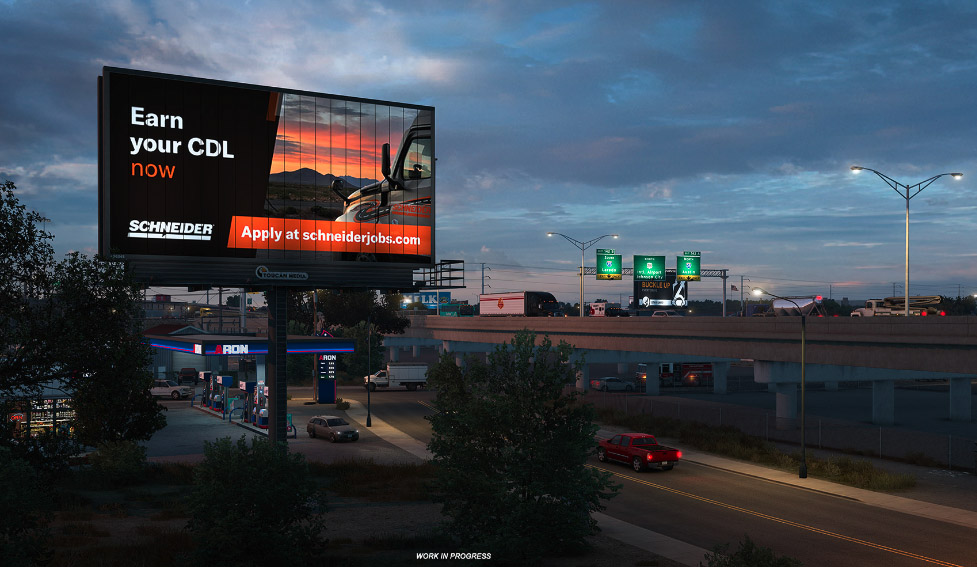 euro truck simulator schneider national ad 3