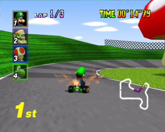 mario kart 64 3
