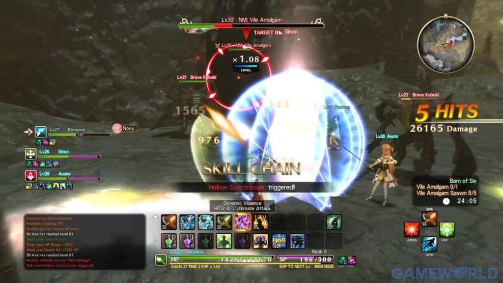 sword art online hollow realization 5