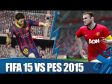 FIFA 15 vs PES 2015: Who will take the title?