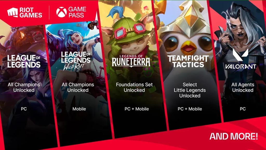 Τα games της Riot Games στο Game Pass
