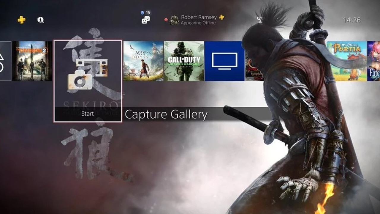 Δωρεάν dynamic theme του Sekiro: Shadows Die Twice στο PS4