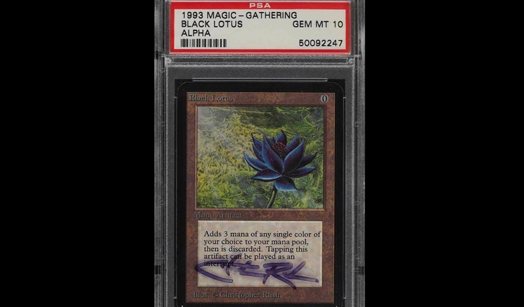 H κάρτα Black Lotus του Magic: The Gathering πουλήθηκε για 500.000 δολάρια
