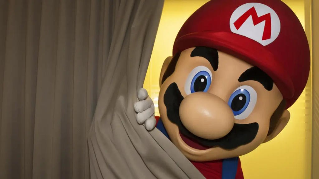 Η Nintendo μετάνιωσε για την φωτογραφία του Super Mario που κοιτάει πίσω από μία κουρτίνα