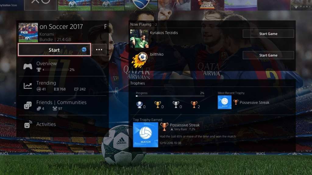 PS4 Firmware update 4.00