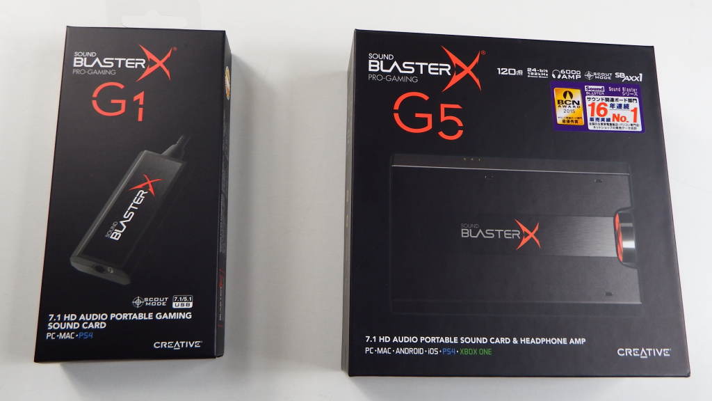 Creative Sound Blaster X G1 και G5 review