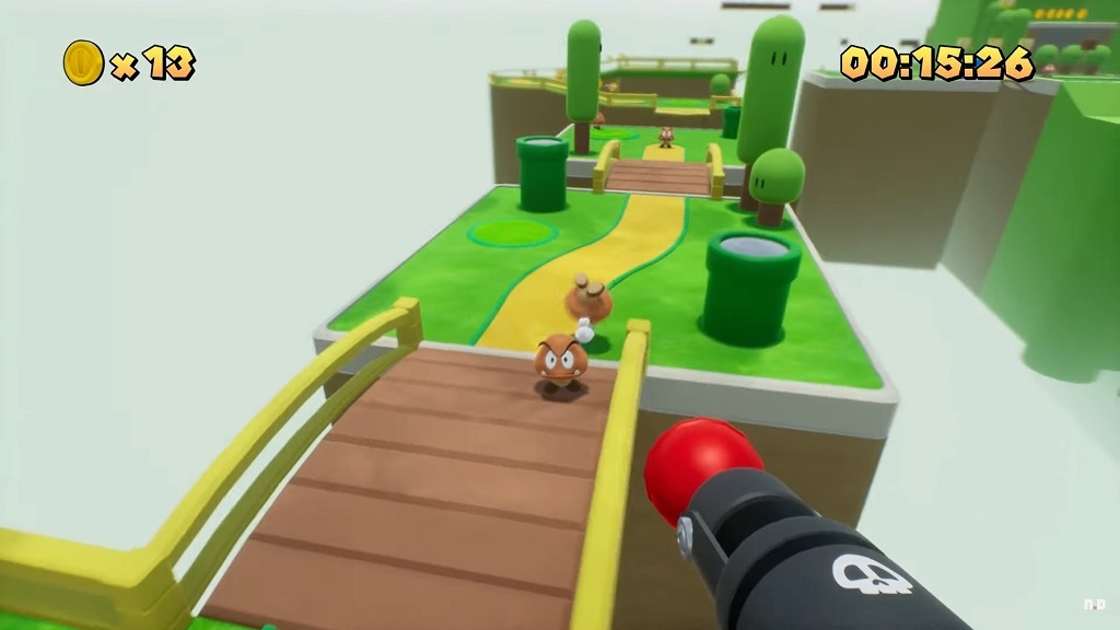 Super Mario 3D First-Person Shooter