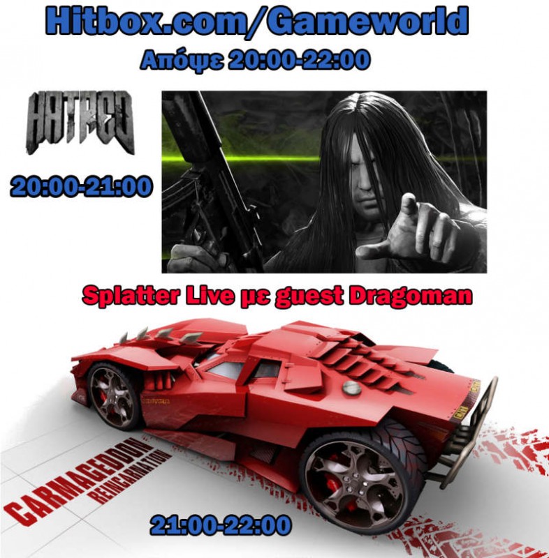 Splatter Livestream: Hatred-Carmageddon