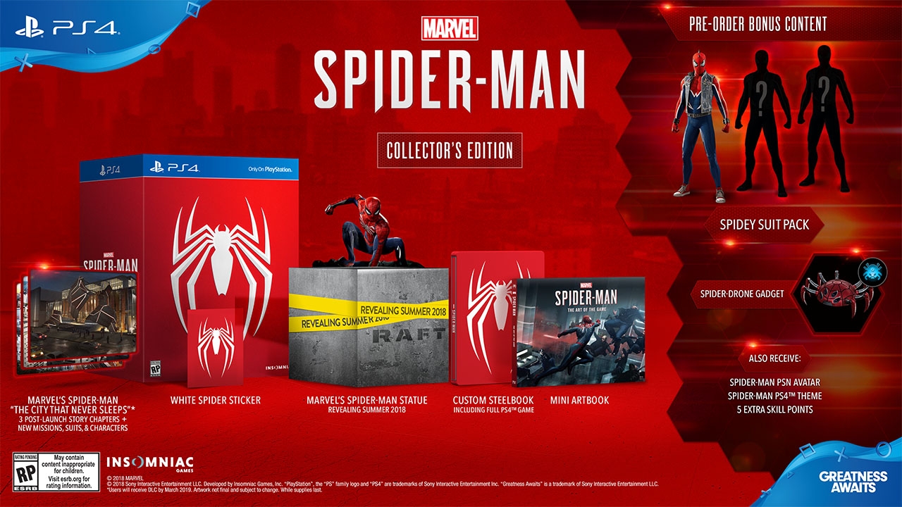 Spider-Man: Ημερομηνία κυκλοφορίας και Collector's Edition