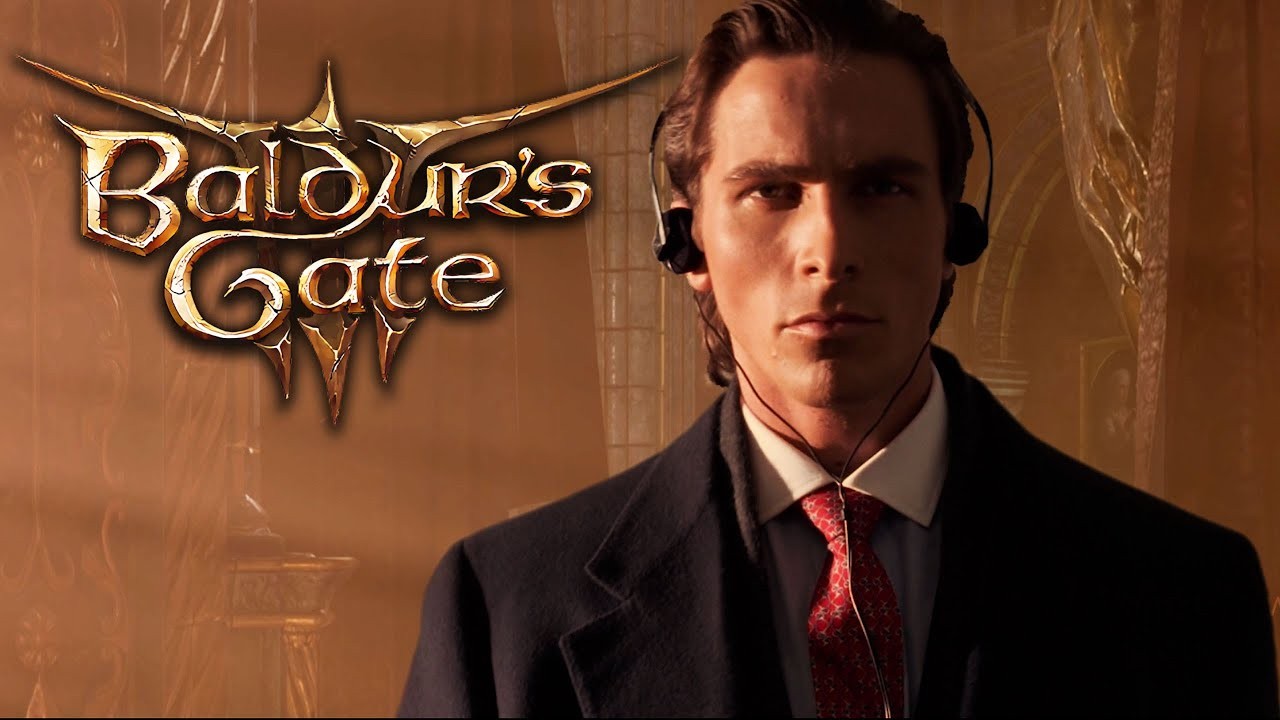 O American Psycho σε παρωδία στο Baldur's Gate 3