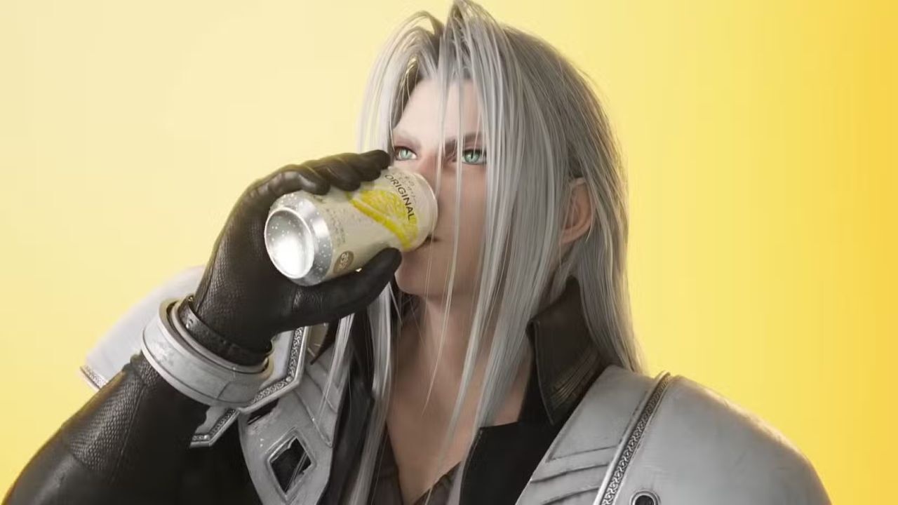 Μπύρα με τον Sephiroth του Final Fantasy VII