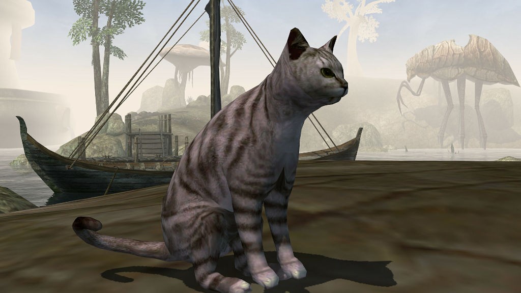 Modder έβαλε στο Morrowind τον γάτο του για να προστατεύει τα παιδιά του από τα καβούρια