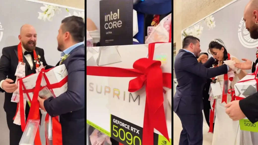 Σε Τούρκικο γάμο έδωσαν δώρα Nvidia RTX 5090, RAM και CPU