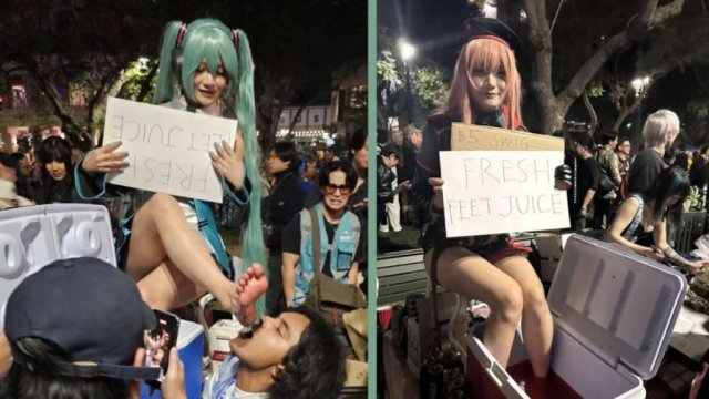 female-cosplayers-sold-fresh-feet-juice-at-con